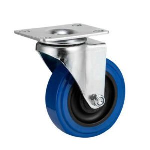610 4 inches PVC/TPR Dual-axis movable wheels